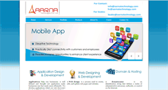 Desktop Screenshot of aarnatechnology.com